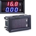 0-100v 712356382265 Unbranded Red Blue Led Dc Dual Digital Voltmeter