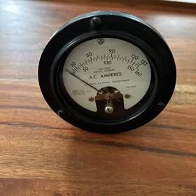 15-200kw A & M 366-044 Mep Generator Ac Amperes Meter Pn 69-597 15-200kw A & M 366-044 Mep Generator Ac Amperes Meter Pn 69-597