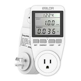 Baldr 713651262955 U.s. Electricity Usage Monitor For Home - Kilowatt Meter Sockets Baldr 713651262955 U.s. Electricity Usage Monitor For Home - Kilowatt Meter Sockets