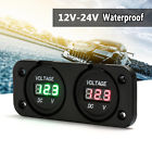 Cmy1314426 Waterproof Car Boat Marine Motorcycle Dual Led Voltmeter Voltage Meter Cmy1314426 Waterproof Car Boat Marine Motorcycle Dual Led Voltmeter Voltage Meter