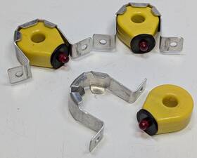 3018-01 Current Ring Lot Of 3 Rings Model With Mounts - Led Indicating