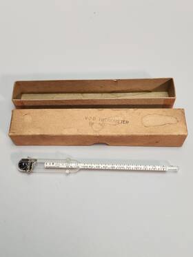 Esb Incorporated 13390 Vintage V-2-b Hydrometer Cat. No. Battery Tester Usa