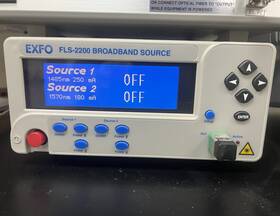 Exfo Fls-2200 Broadband Source Fiber Optic Light 1485/1550/1570nm