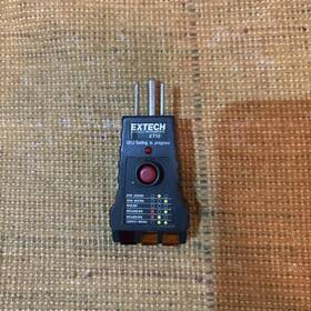 Et10 Exrech Extech Gfci Receptacle Tester Et10 Exrech Extech Gfci Receptacle Tester
