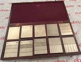 8651831g2 Ge General Electric Standard Roughness Specimens Cat. 10-piece