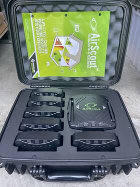 Ask-306 Greenlee Gigacheck Wifi Tester 6 Clients 1.3 Gbps One Click Connection Airscout Ask-306 Greenlee Gigacheck Wifi Tester 6 Clients 1.3 Gbps One Click Connection Airscout