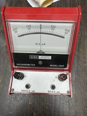 560f Hikock Teaching Systems 586f Galvanometer And Milliamp Meter Vintage 560f Hikock Teaching Systems 586f Galvanometer And Milliamp Meter Vintage