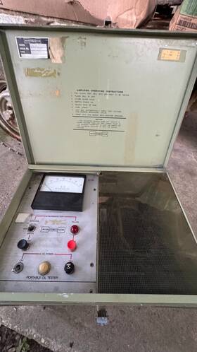 Hipotronics Oc60a Portable Oil Dielectric Tester 60kv Ac High Voltage Test Set