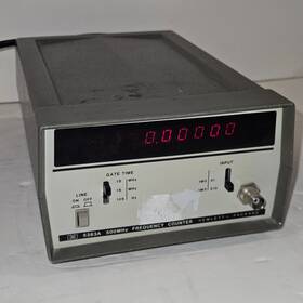 5383a Hp 500mhz Frequency Counter Hewlett Packard - Tested Working 5383a Hp 500mhz Frequency Counter Hewlett Packard - Tested Working