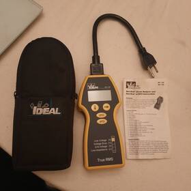 61-155 Ideal Sure Test Circuit Analyzer With Afci. Works Manual And Case. Usa 61-155 Ideal Sure Test Circuit Analyzer With Afci. Works Manual And Case. Usa