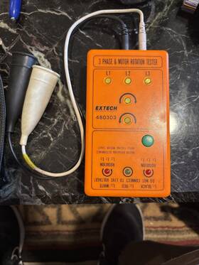 Ideal 783250615216 3-phase/motor Rotation Tester