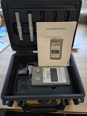 1098220 Intoximeter Intoximeters Inc Alco-sensor Iii Breathalyzer With Tubes Works