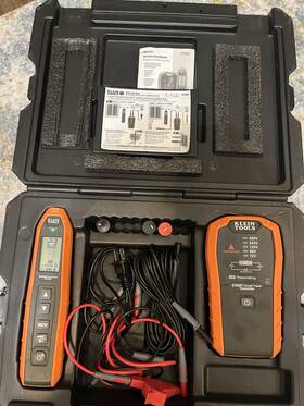Rle-ket450 Klein Tools Hard Case Et450 Advanced Circuit Breaker Finder Wire Tracer Kit