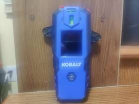 Kobalt 56450 Red Line Laser Level With Stud Finder Rechargeable Used