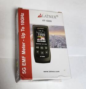 Af-5000 Latnex 5g Emf Meter Rf Detector Tester/reader Af-5000 Latnex 5g Emf Meter Rf Detector Tester/reader