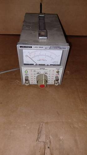 Lmv-185a Leader 2 Channel Ac Millivoltmeter Covered W Contact Paper Lmv-185a Leader 2 Channel Ac Millivoltmeter Covered W Contact Paper