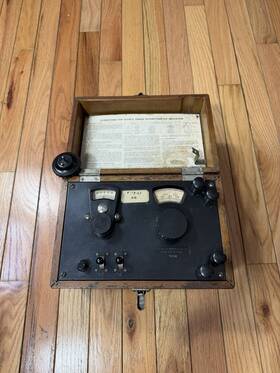 712104 Leeds & Northrup Company And Co. Potentiometer Indicator Double Range Indicat 712104 Leeds & Northrup Company And Co. Potentiometer Indicator Double Range Indicat