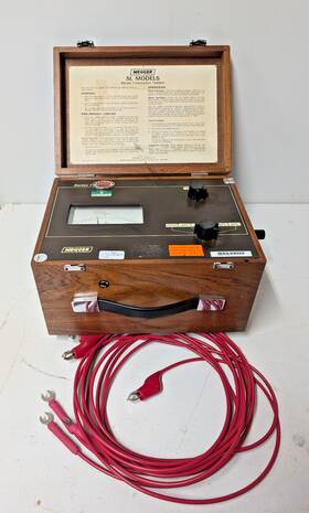 218638 Megger Biddle Sl Model Series 1 Insulation Tester 218638 Megger Biddle Sl Model Series 1 Insulation Tester