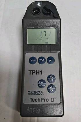 Tph1 Myron L Company Techpro Ii Ph/conductivity/tds/temperature Meter Tph1 Myron L Company Techpro Ii Ph/conductivity/tds/temperature Meter