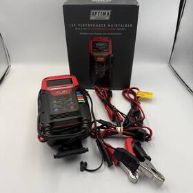150-41220 Optima Batteries Digital 400 12 Volt Battery Maintainer And Charger
