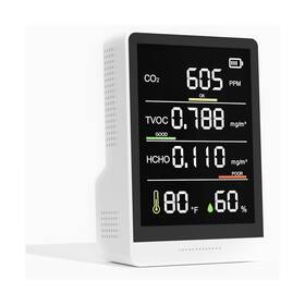 Performance Guru 717020028586 5-in-1 Professional Indoor Air Quality Monitor Portable Co2