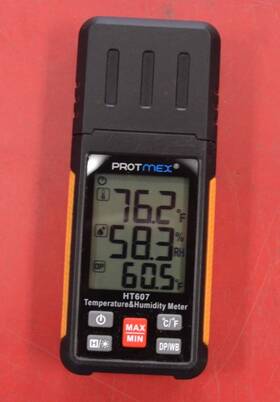 Ht607 Protmex Temperature And Humidity Meter- Tested/works Great