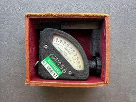 40873-a Shore Instrument & Mfg. Co. Vintage Type A Durometer Hardness Tester With Case And 60 Duro Block