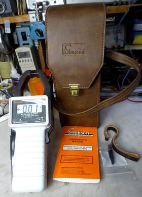 He-94 Simpson True Rms Ac/dc 100 Amp Clamp On Ammeter He-94 Simpson True Rms Ac/dc 100 Amp Clamp On Ammeter