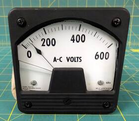 291b675a12 Tbs Electronics A.c. Voltage Meter 0-600vac 291b675a12 Tbs Electronics A.c. Voltage Meter 0-600vac