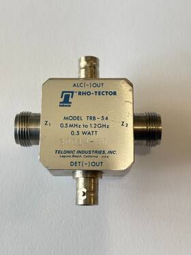 Trb-54 Telonic Rf Detector Rho-tector 0.5mhz-1.2ghz 0.5w Trb-54 Telonic Rf Detector Rho-tector 0.5mhz-1.2ghz 0.5w