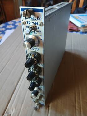 1400-1619-1 Tennelec Tc-246 Tc 246 Amp/sca Coarse Gain Module Gain/block Amp Rack Mount
