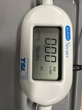 Tsi 4040e 4040 Mass Flow Meter 0-300 Lpm For Air O2 N2