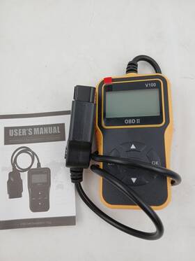 1010-13 V100 Obd Ii Car Diagnostic Tool Scanner Automotive Code Reader With Manual 1010-13 V100 Obd Ii Car Diagnostic Tool Scanner Automotive Code Reader With Manual