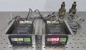 Vlc-5tg-510 Valcom C196402 Lot 2 5-ton Pancake Load Cell With Color Digital Readouts Dro Vlc-5tg-510 Valcom C196402 Lot 2 5-ton Pancake Load Cell With Color Digital Readouts Dro