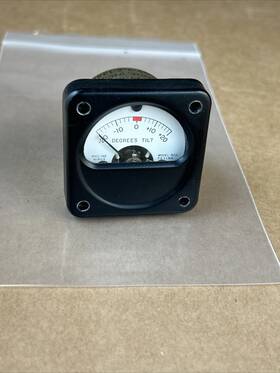 N1804 Wacline Vintage Aeronautic Tilt Gauage Indicator Meter Ammeter Dc Plane N1804 Wacline Vintage Aeronautic Tilt Gauage Indicator Meter Ammeter Dc Plane