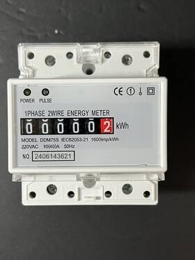 Walfront 696574607549 Electric Meter Kwh Single Phase 4p Led Din-rail Electricity Power Energy Walfront 696574607549 Electric Meter Kwh Single Phase 4p Led Din-rail Electricity Power Energy