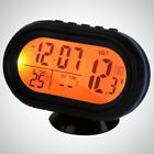 Xusk1770bl Docooler Car Voltage Alarm Thermometer Clock Lcd Monitor 869405106034