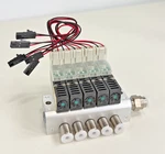 Ckd M3QRB110-D2H-5 Pneumatic Solenoid Valve Manifold Assembly Station. Fixed Price $93.00.