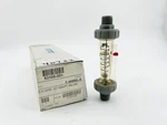 New Blue-white F-44500L-8 Flowmeter 5-5GPM 2" Scale 50" M/npt 53105-001. Fixed Price $95.00.