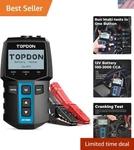 Efficient 12V Battery Health Tester With Led Indicators & Secure Clamps. Fixed Price $95.89.