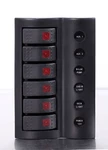 Marine Boat Splashproof 6 Gang Switch Panel Led Rocker Circuit Breakers. Fixed Price $45.95.