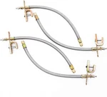 4PCS 12" Braided Dual Tire Valve Extension Stem Truck Rv Trailer Wheel 300MM New. Fixed Price $15.88.