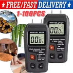 Digital Lcd Moisture Meter Detector Tester Firewood Paper Cardboard. Fixed Price $87.93.