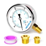 Meanlin Measure 100PSI Stainless Steel 1/4" Npt 2.5" Face Dial Liquid Fille.... Fixed Price $19.11.