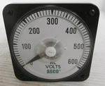 Asco Bryam 103021PZ600V Type AB-40P Frequency Meter Range 0/600VAC Input 150VAC. Fixed Price $130.25.