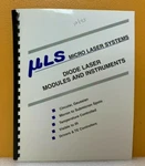 Mls Micro Laser Systems Diode Modules And Instruments Catalog.. Fixed Price $49.99.
