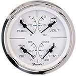 Faria Chesapeake White Ss 4" Multifunction Gauge. Fixed Price $175.95.