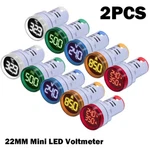 2PCS 22MM Mini Led Voltmeter Digital Display Voltage Tester Dc 6-100V. Fixed Price $8.47.