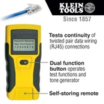 (2) Genuine Klein Tools VDV526-052 Lan Scout Jr Cable Tester-yellow/black Nib. Fixed Price $81.97.