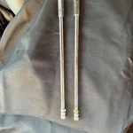 2- Car Rv Truck Suv Atv Straight Metal Dual Wheel Valve Stem Extension Adapter. Fixed Price $15.00.